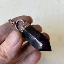 Load image into Gallery viewer, Fluorite Polished Point Necklace #2 - Ready to Ship