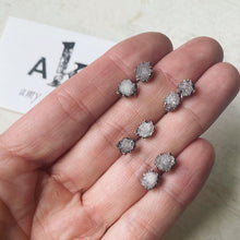 Load image into Gallery viewer, Clear Quartz Druzy Earrings - Ready to Ship
