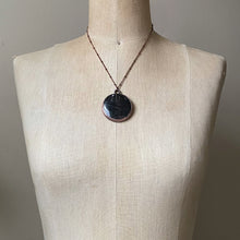 Load image into Gallery viewer, Hypersthene Black Moon Lilith Necklace #2 - Ready to Ship