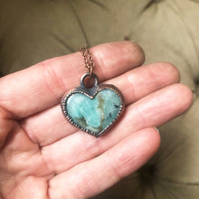 Load image into Gallery viewer, Amazonite Heart Necklace #3