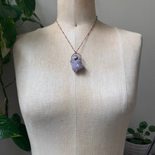 Load image into Gallery viewer, Amethyst Spirit Quartz with Rainbow Moonstone Necklace #1 - Ready to Ship
