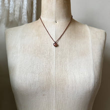 Load image into Gallery viewer, Peach Moonstone Heart Necklace - Ready to Ship