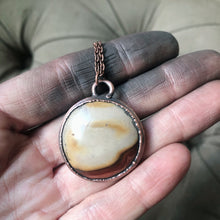 Load image into Gallery viewer, Polychrome Jasper Moon Necklace #2