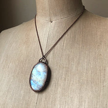 Load image into Gallery viewer, Rainbow Moonstone Necklace #1 - Ready to Ship