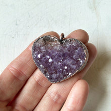 Load image into Gallery viewer, Druzy Heart “Shine On” Necklace #1 - Ready to Ship