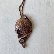 Load image into Gallery viewer, Black Moon Lilith Sculpted Necklace - Ready to Ship