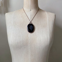 Load image into Gallery viewer, Black Onyx Druzy Necklace #2 - Ready to Ship