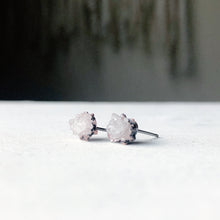 Load image into Gallery viewer, Clear Quartz Druzy Earrings #1 - Ready to Ship