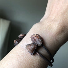 Load image into Gallery viewer, Raw Sunstone Chakra Cuff Bracelet - Made to Order