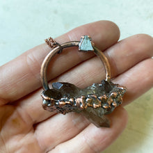 Load image into Gallery viewer, Smoky Quartz Cluster & Aquamarine Necklace #1 - Ready to Ship