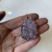 Load image into Gallery viewer, Amethyst Druzy "Shine" Necklace #3 - Ready to Ship