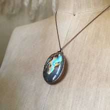 Load image into Gallery viewer, Oval Labradorite Necklace #3 - Ready to Ship
