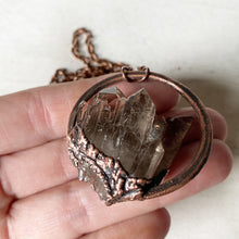 Load image into Gallery viewer, Smoky Quartz Cluster Necklace #2 - Ready to Ship