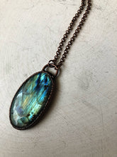 Load image into Gallery viewer, Labradorite Oval Necklace - Ready to Ship (4/25 Update)
