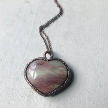 Load image into Gallery viewer, Polychrome Jasper Heart Necklace #10