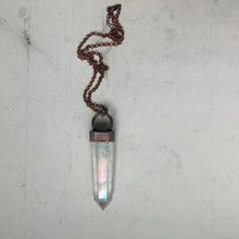 Load image into Gallery viewer, Angel Aura Quartz Polished Point Necklace #2 - Ready to Ship