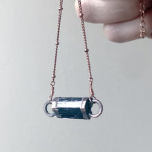 Load image into Gallery viewer, Black Tourmaline Bar Necklace #1