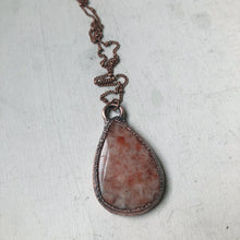 Load image into Gallery viewer, Teardrop Sunstone Necklace  - Ready to Ship

