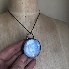 Load image into Gallery viewer, Rainbow Moonstone Necklace Round #1 - Ready to Ship