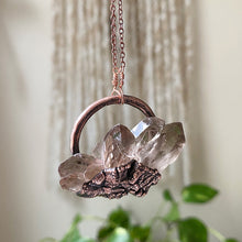 Load image into Gallery viewer, Smoky Quartz Cluster Necklace #1 - Ready to Ship