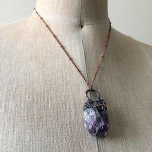 Load image into Gallery viewer, Raw Amethyst Cluster Necklace - Ready to Ship