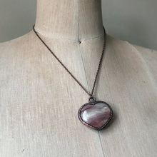 Load image into Gallery viewer, Polychrome Jasper Heart Necklace #10