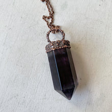 Load image into Gallery viewer, Fluorite Polished Point Necklace #7 - Ready to Ship