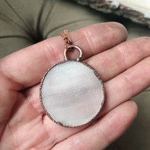 Load image into Gallery viewer, Selenite Snow Moon Necklace #2 - Ready to Ship
