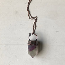 Load image into Gallery viewer, North Star Fluorite Point Necklace #1- Ready to Ship