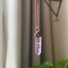 Load image into Gallery viewer, Amethyst Mini Polished Point Necklace #3
