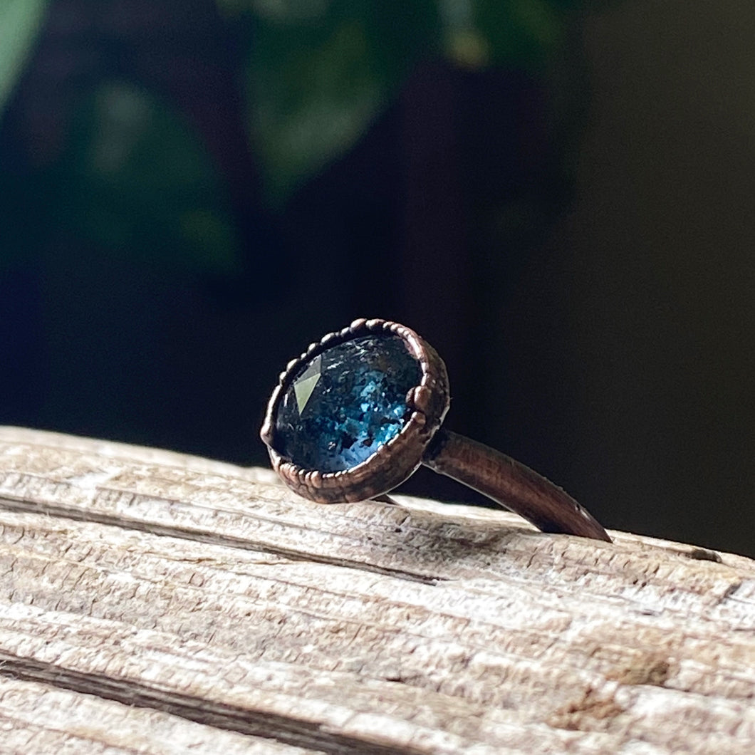 Blue Kyanite Ring (Size 7) - Ready to Ship