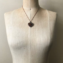 Load image into Gallery viewer, Moss Agate Heart Necklace #2 - Ready to Ship