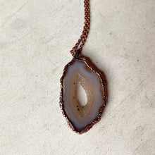 Load image into Gallery viewer, Geode Slice Portal Necklace #3