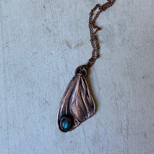 Load image into Gallery viewer, Electroformed Butterfly Wing & Labradorite Necklace #2 - Ready to Ship