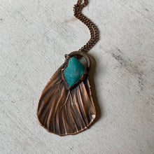Load image into Gallery viewer, Butterfly Wing & Amazonite Necklace