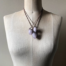 Load image into Gallery viewer, Amethyst Spirit Quartz Point Necklace - Snow Moon Collection