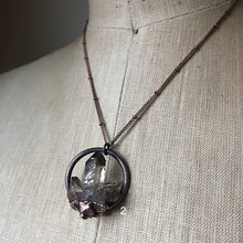 Load image into Gallery viewer, Smoky Quartz Cluster Necklace - Ready to Ship