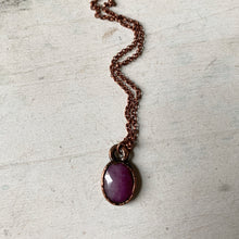 Load image into Gallery viewer, Pink Sapphire Necklace