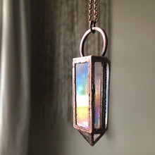 Load image into Gallery viewer, Large Angel Aura Point Lantern Necklace #2- Ready to Ship