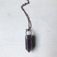 Load image into Gallery viewer, North Star Fluorite Point Necklace #4- Ready to Ship