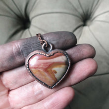 Load image into Gallery viewer, Polychrome Jasper Heart Necklace #6