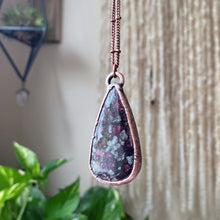 Load image into Gallery viewer, Eudialyte Teardrop Necklace #2 - Ready to Ship