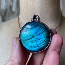 Load image into Gallery viewer, Labradorite New Moon in Pisces Necklace
