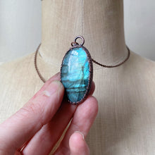 Load image into Gallery viewer, Labradorite Full Moon in Leo Necklace #3 - Ready to Ship