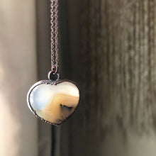 Load image into Gallery viewer, Botswana Agate Heart Necklace #3