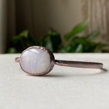Load image into Gallery viewer, Rainbow Moonstone Cuff Bracelet #4- Ready to Ship