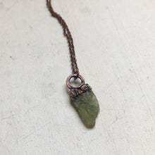 Load image into Gallery viewer, Raw Green Kyanite Necklace #2 - Ready to Ship