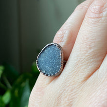 Load image into Gallery viewer, Druzy Portal of the Heart Ring #1 (Size 5) - Ready to Ship
