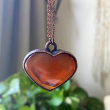 Load image into Gallery viewer, Carnelian Heart Necklace #3 - Ready to Ship