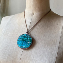 Load image into Gallery viewer, Malachite with Chrysocolla Necklace #5 - Ready to Ship